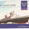 Fenyő Miksa + Fenyő Mária ( Ria ) Steamship Travel Memento "United States" Aug. 23 - Aug. 28, 1963 ( Le Havre, France to New York City, USA ).