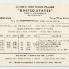Fenyő Miksa + Fenyő Mária ( Ria ) Steamship Travel Memento "United States" Aug. 23 - Aug. 28, 1963 ( Le Havre, France to New York City, USA ). Travel Log Details.