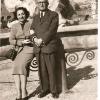 Max Fenyo, with wife Ria. Rome 1949.